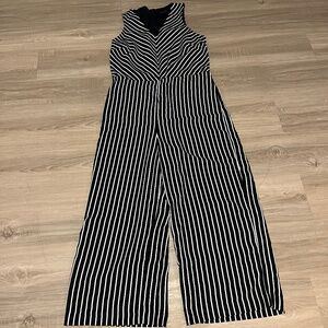 Banana Republic Blue striped jumpsuit
